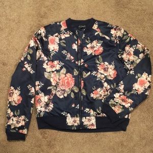 Brand new flower bomber jacket